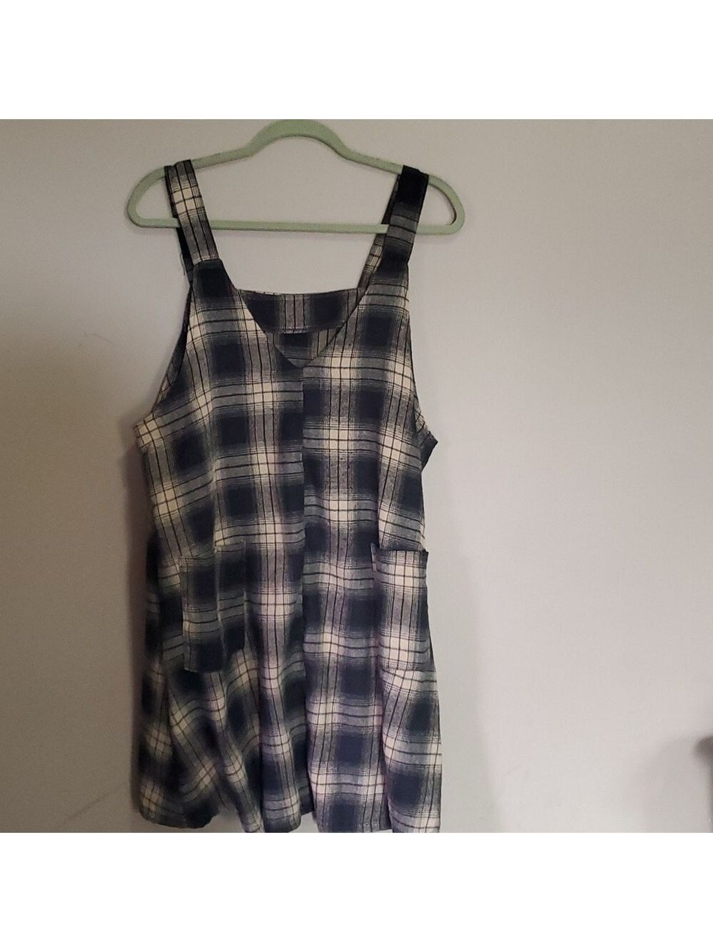 shein plaid dress size xl